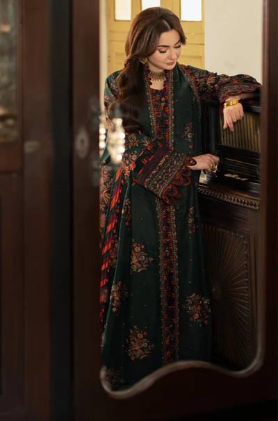 Asim Jofa - 3PC Lawn Embroidered Suit - FFU0354 - Farakh Fabrics