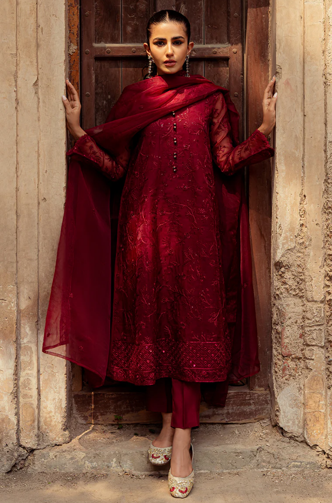 Cross Stitch - 3PC Lawn Embroidered Suit - FFU0359 - Farakh Fabrics