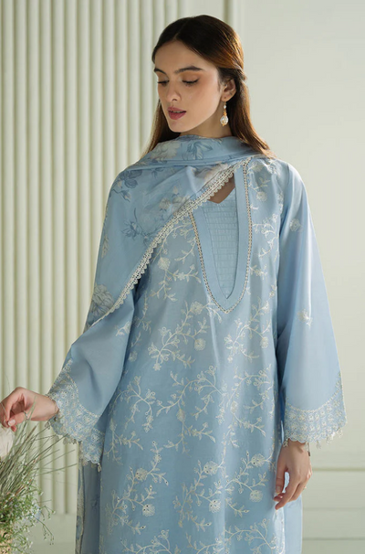 Cross Stitch - 3PC Lawn Embroidered Suit - FFU0335 - Farakh Fabrics