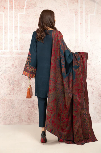 Sapphire - 3PC Lawn Embroidered Suit - FFU0223 - Farakh Fabrics