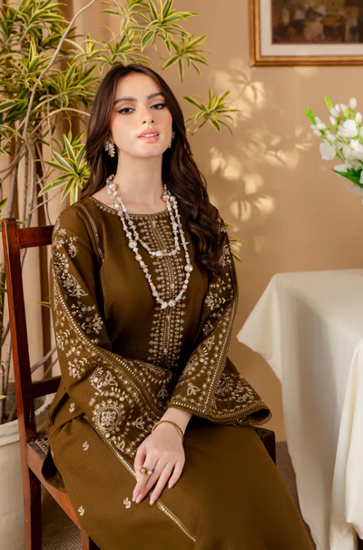 Baroque - 2PC Lawn Embroidered Suit- FFU0160 - Farakh Fabrics