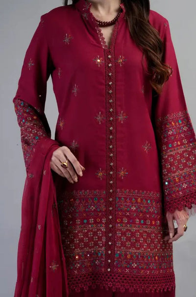 Asim Jofa - 3PC Lawn Embroidered Suit - FFU0312 - Farakh Fabrics