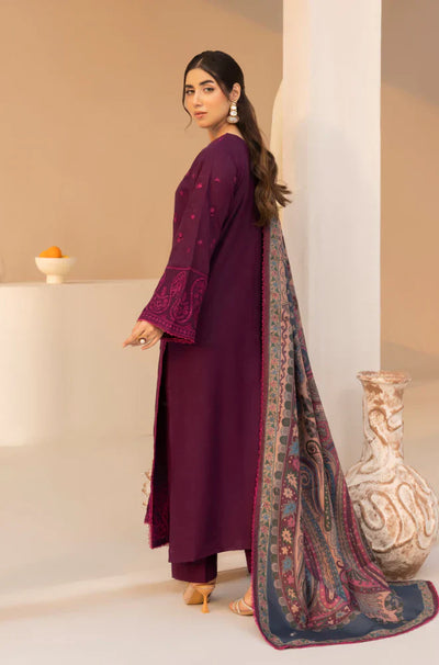 Mohagni - 3PC Lawn Embroidered Suit - FFU0293 - Farakh Fabrics