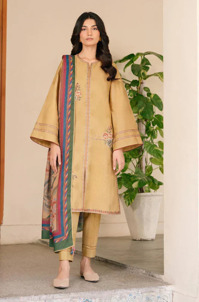 Jazmin - 3PC Lawn Embroidered Dress - FFU0143 - Farakh Fabrics