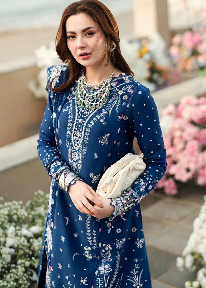 Qalamkar - 3PC Lawn ChickenKari Embroidered Suit - FFU0370 - Farakh Fabrics